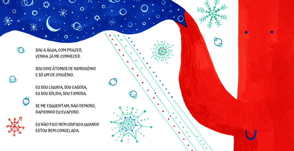 Meu planeta rima com àgua. Ilustraciones de Ana Inés Castelli