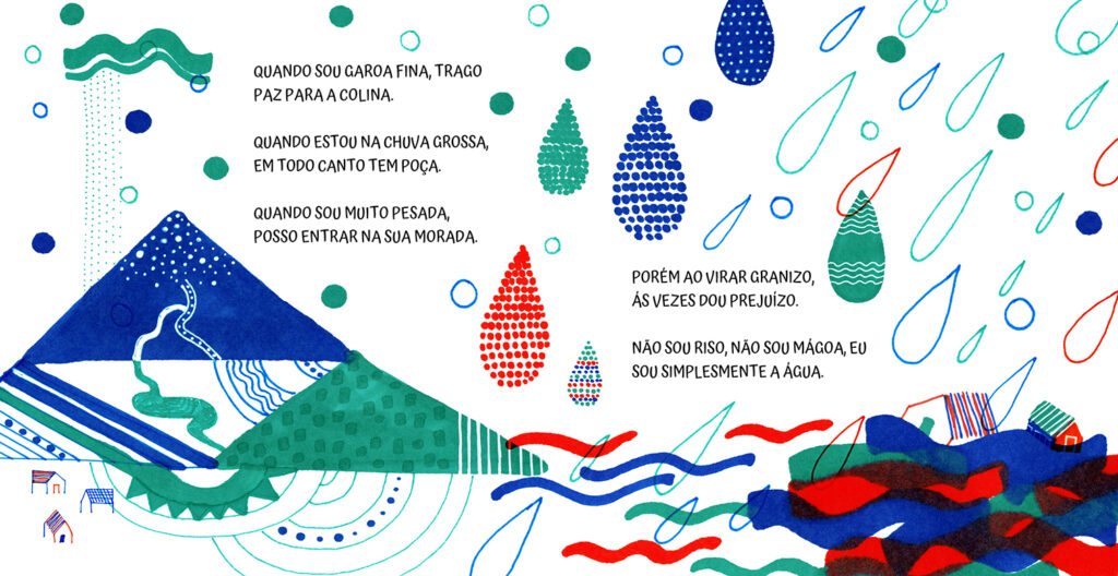 Meu planeta rima com àgua. Ilustraciones de Ana Inés Castelli