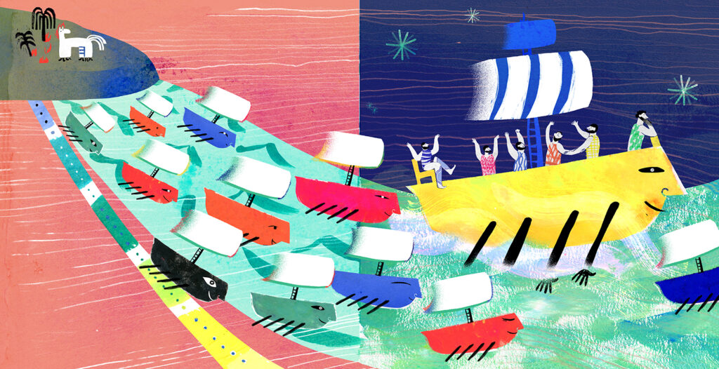ODISEA. Ilustraciones de Ana Inés Castelli - Piper